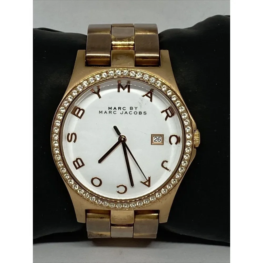 Marc Jacobs Henry MBM3079 Women's Stainless Steel Analog Dial Quartz Watch KS657